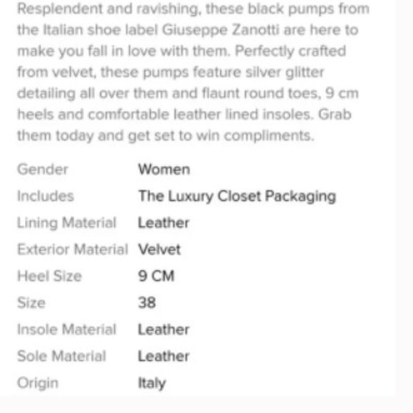 Rare glitter embossed star like dots velvet pumps - Picture 5 of 6